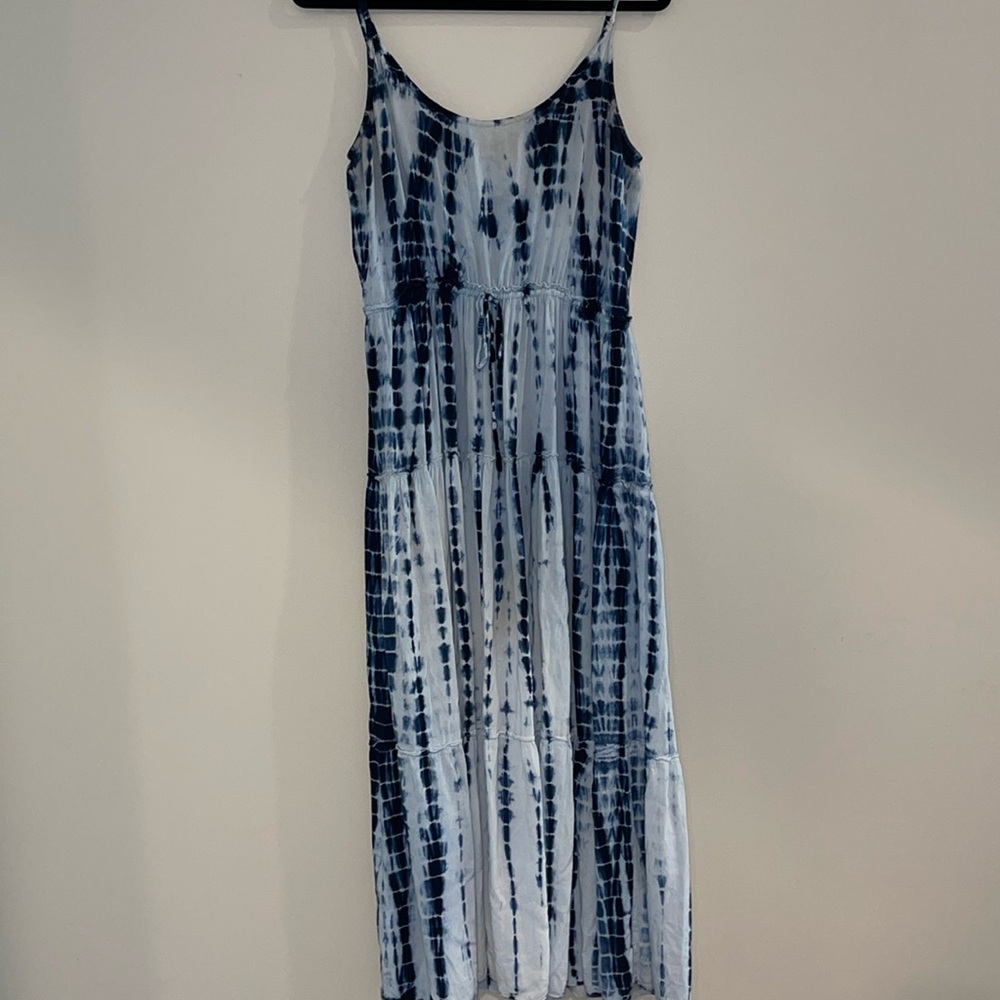 Tie dye maxi dress